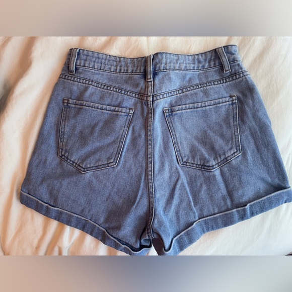 PacSun High Waisted Mom Shorts - Light denim - Picture 3 of 3